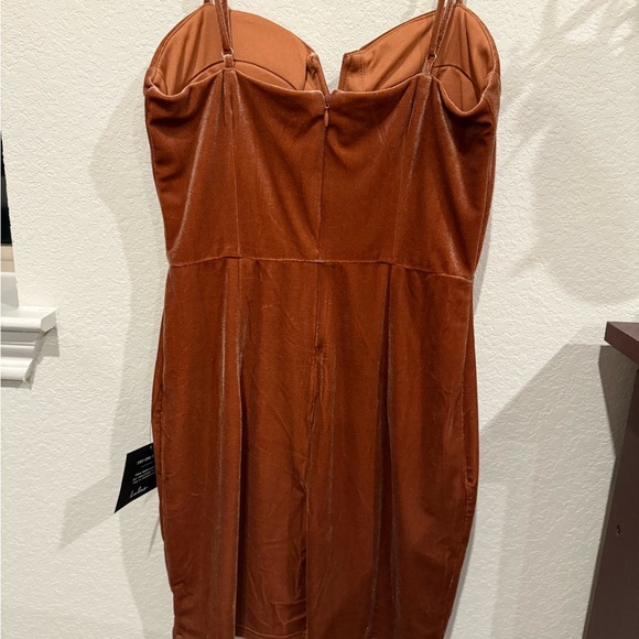 Lulu's Rust Mini Dress - Picture 2 of 2